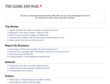 Tablet Screenshot of images.theglobeandmail.com